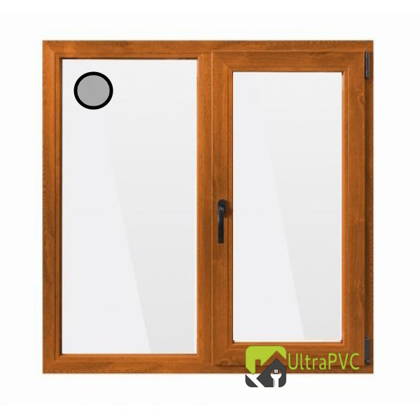 sticla termopan cu gaura