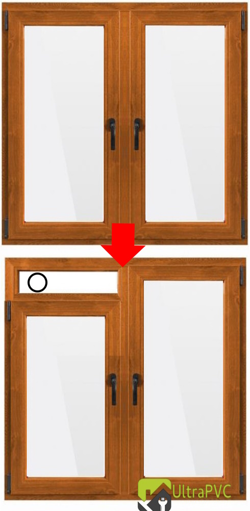 modificare fereastra scurtare pentru gaura de hota